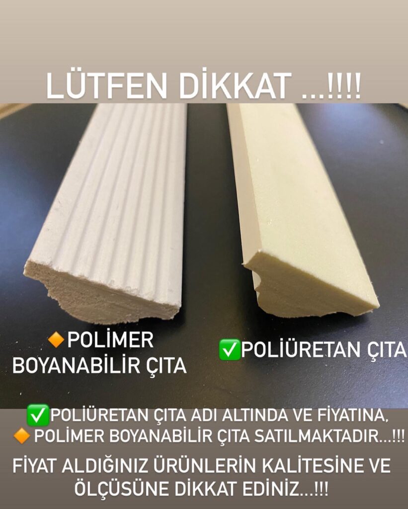 Polimer Vs Poliüretan Çıtalar Polimer Vs Poliüretan Çıtalar