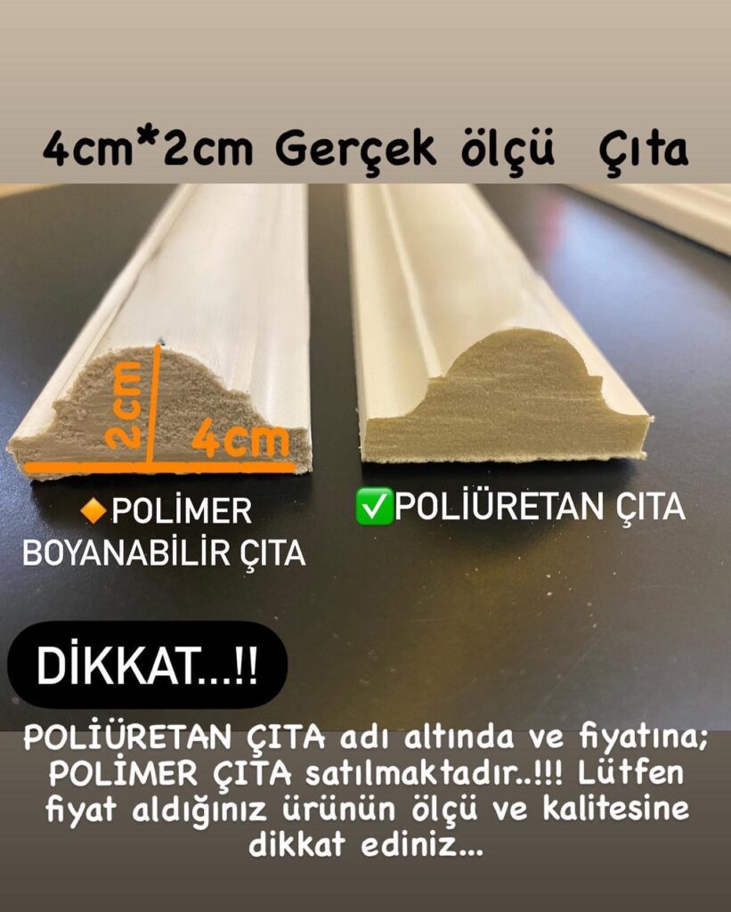 Poliüretan Duvar Çıtası